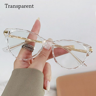 Mačje oko Anti Blue Light Računalne naočale Preveliki optički okviri Naočale Ured Čitanje i igranje igrica za zaštitu očiju