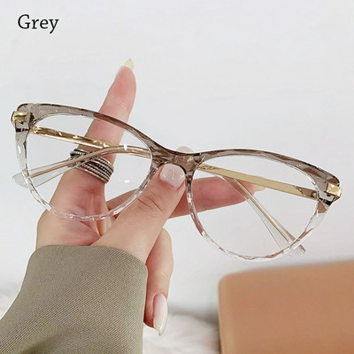 Mačje oko Anti Blue Light Računalne naočale Preveliki optički okviri Naočale Ured Čitanje i igranje igrica za zaštitu očiju