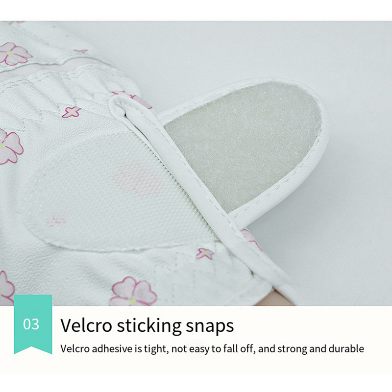 Pora naujų golfo pirštinių Moteriškos korėjietiškos sportinės pirštinės su mikropluošto audiniu, apsauga nuo saulės ir dėvėjimuisi atsparios pirštinės