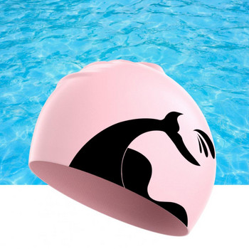 Шапка за плуване Силиконов материал Голям размер унисекс шапка за сърф Еластична водоустойчива, устойчива на разкъсване шапка за гмуркане против падане за спорт