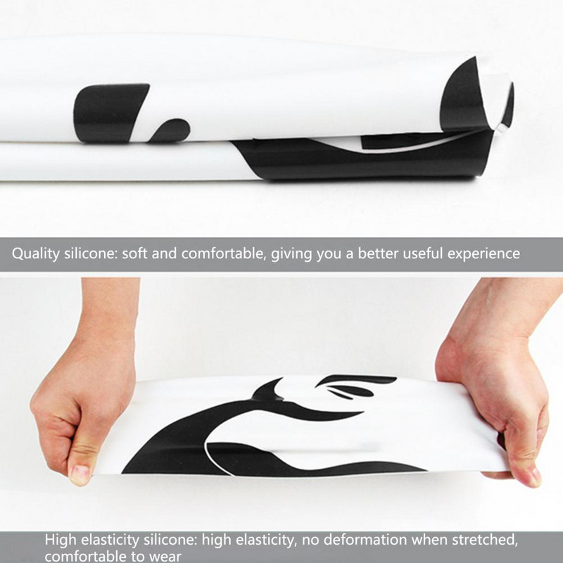 Ujumismüts Silikoonmaterjal Suure suurusega Unisex surfimüts elastne veekindel rebenemiskindel kukkumisvastane sukeldumismüts sportimiseks