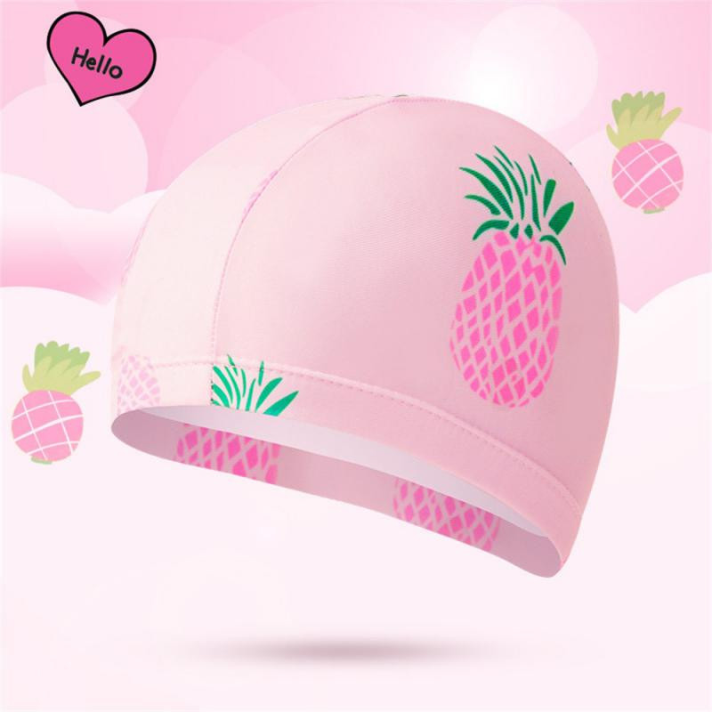 Úszómedence sapka elasztikus szabad méretű nylon vízálló férfiaknak női női sapka aranyos védelem hosszú hajú úszósapka rajzfilm