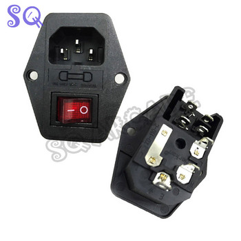 Jamma Switcher Socket Female Plug Pandora AC Adapter Boton Power Supply With Fuse Connecteur for Arcade Machine