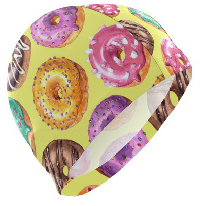 Suaugusiesiems skirtos moteriškos vyriškos plaukimo kepuraitės su spausdintu raštu nardymo kepurės, patogios vandeniui atsparios didmeninės kainos plaukimo įranga