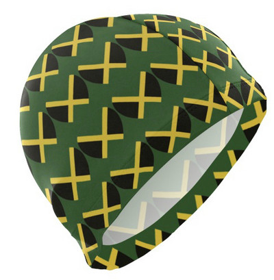 Suaugusiesiems skirtos moteriškos vyriškos plaukimo kepuraitės su spausdintu raštu nardymo kepurės, patogios vandeniui atsparios didmeninės kainos plaukimo įranga