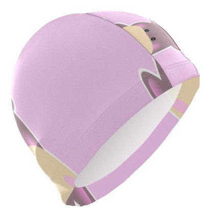 Suaugusiesiems skirtos moteriškos vyriškos plaukimo kepuraitės su spausdintu raštu nardymo kepurės, patogios vandeniui atsparios didmeninės kainos plaukimo įranga