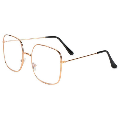 Računalne naočale Anti-UV Vintage četvrtaste naočale Naočale protiv plave svjetlosti Naočale s metalnim okvirom Prevelike naočale
