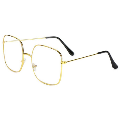 Računalne naočale Anti-UV Vintage četvrtaste naočale Naočale protiv plave svjetlosti Naočale s metalnim okvirom Prevelike naočale