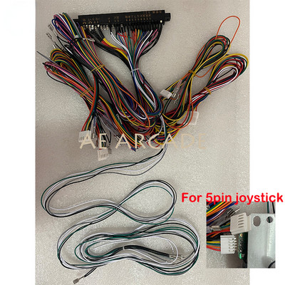 Arcade JAMMA 28/56 pini 2.8/4.8mm Cablaj de cablu pentru interfață Cabinet Cablu 140 cm Cablu PCB pentru consolele de jocuri Arcade Pandora 5V&12V