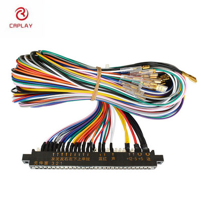 Arcade JAMMA 28/56 pini 2.8/4.8mm Cablaj de cablu pentru interfață Cabinet Cablu 140 cm Cablu PCB pentru consolele de jocuri Arcade Pandora 5V&12V