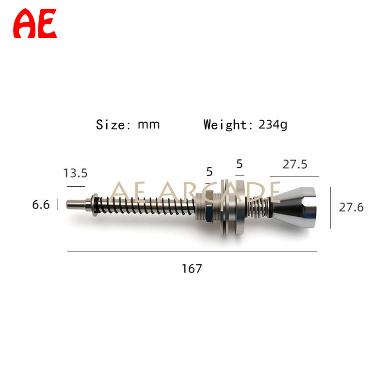 Pinball mašina Pinball mašina vežimėlis Pinball spyruoklinis strypas, pinball priedai-pinball mašina-žaidimo mašinos priedai