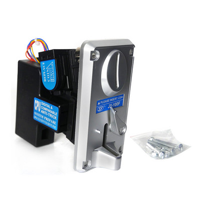 JY-100F LED mitme elektroonilise mündiaktseptori protsessori võrdlus mündivalija mitme mehhanismiga arkaadplaadistuspaneel