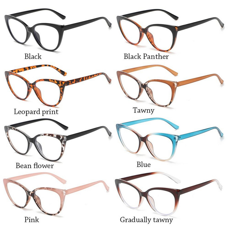 Μόδα στρογγυλά γυαλιά αντι-μπλε ανοιχτό Γυναικεία Ανδρικά Μπλε ροζ Μαύρα Προστασία ματιών Εξαιρετικά ελαφριά γυαλιά οράσεως Γυαλιά υπολογιστή γραφείου