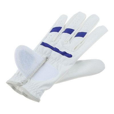 1pc Blue White Color Golf Glove Breathable Durable Premium Material Golf Sport Gloves for Men`s Left Hand Golf Supplies