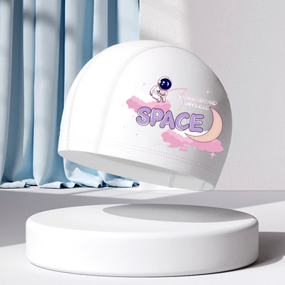 Armas laste ujumismüts Veekindel kõrge elastne kõrvakaitse Ujumismüts poistele Tüdrukutele Multifilmide ujumistarvikud