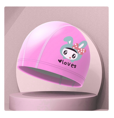 Armas laste ujumismüts Veekindel kõrge elastne kõrvakaitse Ujumismüts poistele Tüdrukutele Multifilmide ujumistarvikud