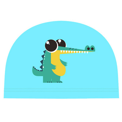 Lapsed Lapsed Armsad multifilmid Haid Krokodill Meritäht Ujumismütsid PU kattekangas Ujumisbasseini vannimüts poistele Tüdrukutele