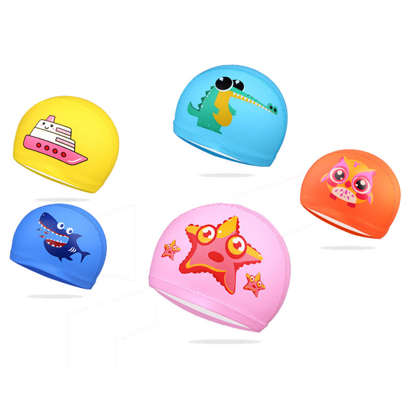 Lapsed Lapsed Armsad multifilmid Haid Krokodill Meritäht Ujumismütsid PU kattekangas Ujumisbasseini vannimüts poistele Tüdrukutele