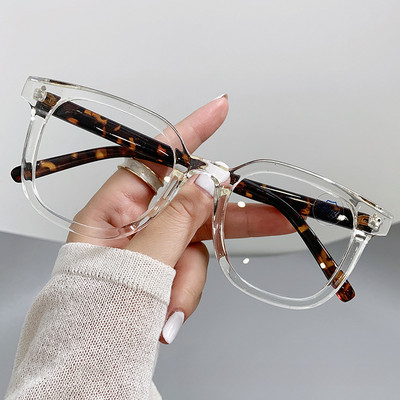 Madingi vintažiniai negabaritiniai anti mėlyni akiniai Unisex biuro akiniai darbo akiniai nuo UV spindulių apsaugantys akiniai vyrams, moterims, kompiuterio akiniai