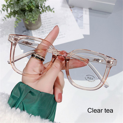 Madingi vintažiniai negabaritiniai anti mėlyni akiniai Unisex biuro akiniai darbo akiniai nuo UV spindulių apsaugantys akiniai vyrams, moterims, kompiuterio akiniai