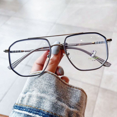 Modne naočale protiv plavog svjetla Žene Muškarci Ogromne naočale kvadratnog okvira Ultra lagane HD uredske računalne naočale Njega vida