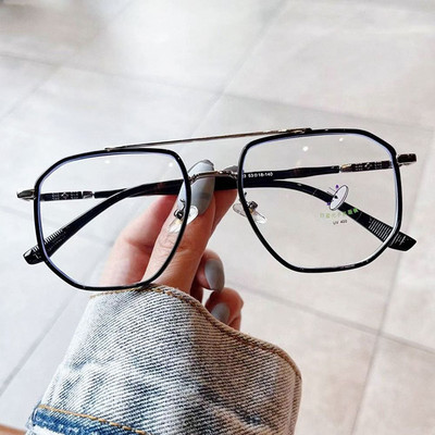 Modne naočale protiv plavog svjetla Žene Muškarci Ogromne naočale kvadratnog okvira Ultra lagane HD uredske računalne naočale Njega vida