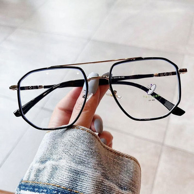 Modne naočale protiv plavog svjetla Žene Muškarci Ogromne naočale kvadratnog okvira Ultra lagane HD uredske računalne naočale Njega vida