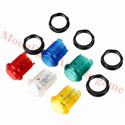 5PCS 28mm LED Arcade Push Button Arcade Start Prekidač 5V/12V Osvijetljeni gumb Arcade Cabinet Dodaci