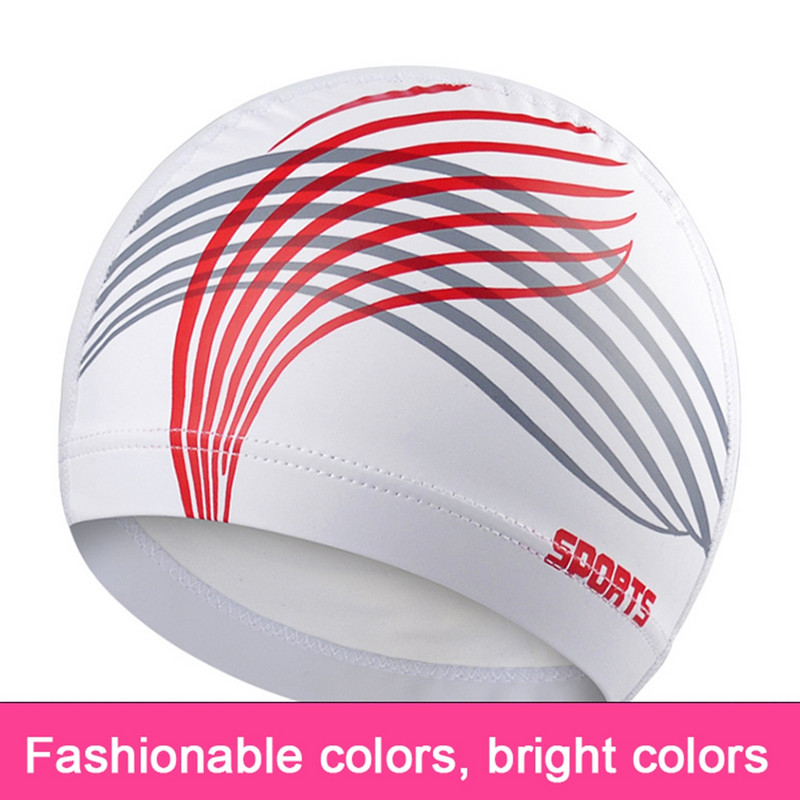 Felnőtt úszózuhany sapkák hosszú, rövid hajhoz, vízálló PU úszósapkák