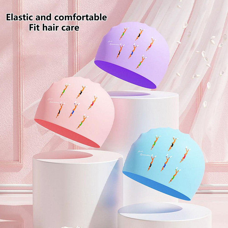 Καπέλο κολύμβησης σιλικόνης ενηλίκων Ελαστικό αδιάβροχο υπερελαφρύ προστατευτικό σκούφο κολύμβησης Αξεσουάρ κολύμβησης Καπέλο κολύμβησης για ενήλικες
