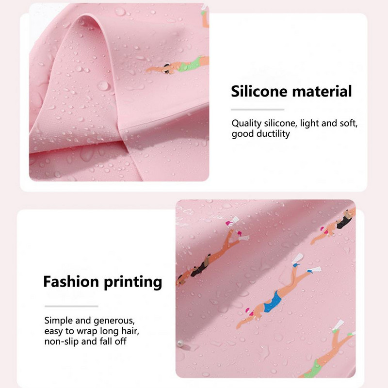 Καπέλο κολύμβησης σιλικόνης ενηλίκων Ελαστικό αδιάβροχο υπερελαφρύ προστατευτικό σκούφο κολύμβησης Αξεσουάρ κολύμβησης Καπέλο κολύμβησης για ενήλικες