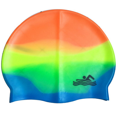 Silikoonist ujumismüts lastele veekindel värviline laps pikkade juustega spordi kõrge elastsusega laste basseinimüts naistele meestele