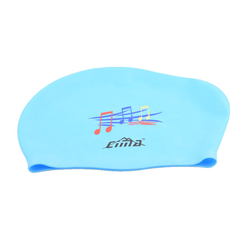 Ilgų plaukų plaukimo kepuraitė moterims Itin didelė guminė silikoninė vandeniui atspari mergaičių profesionali nardymo kepuraitė plaukimo baseino kepuraitė