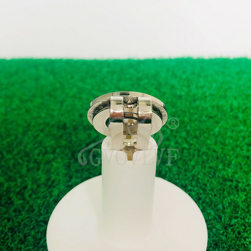 1 τμχ Bling πολύχρωμος μαρκαδόρος γκολφ από λεπτό μεταλλικό κράμα με κλιπ για καπέλο γκολφ Μπάλα γκολφ Mark Pink Dog Golf Αξεσουάρ Δώρο για παίκτες του γκολφ