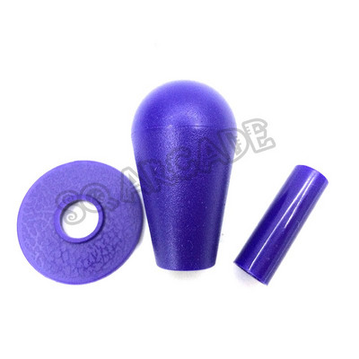 1 rinkinys arkadinio vairasvirtės dalių svirties ovalus šikšnosparnio viršus + vairasvirtės apsauginė įvorė + purpurinė dulkių tarpinė, skirta kovos žaidimo lazdai