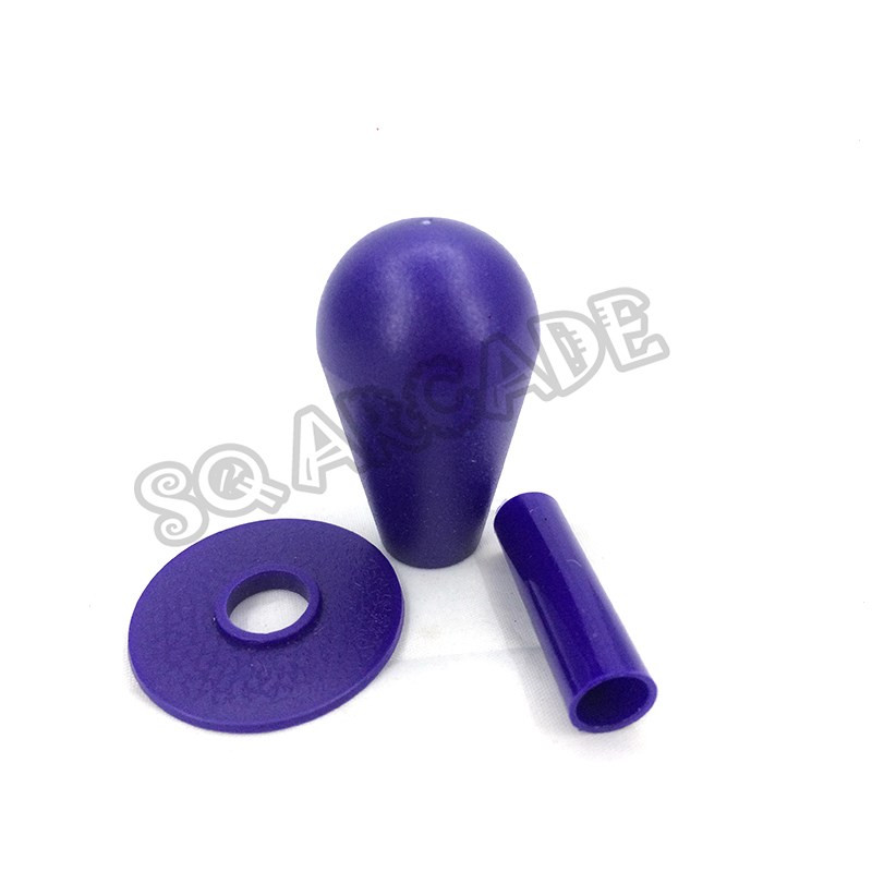 1 rinkinys arkadinio vairasvirtės dalių svirties ovalus šikšnosparnio viršus + vairasvirtės apsauginė įvorė + purpurinė dulkių tarpinė, skirta kovos žaidimo lazdai