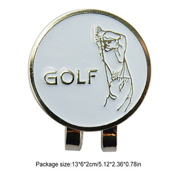 Класически маркери за топка за играч на голф One Putt Hat Clip Clamp Ден на бащата