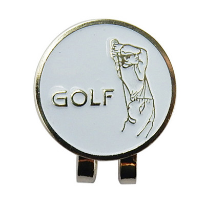 Classic Golfer Pattern Ball Markers One Putt Hat Clip Clamp Father’s Day