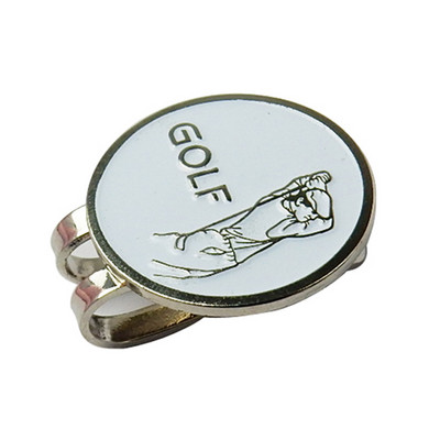 Klasikiniai golfo žaidėjo raštų kamuoliukų žymekliai One Putt Hat Clip Clamp Tėvo dienai