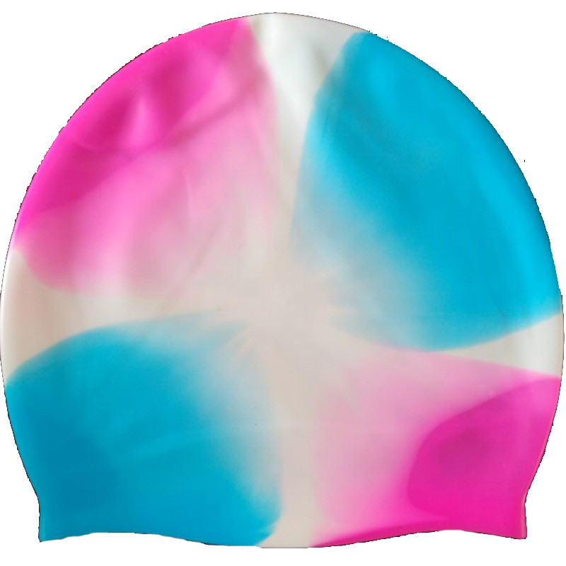 Νέο 2023 ελαστικό αδιάβροχο ύφασμα PU Protect Ears Long Hair Sports Καπέλο πισίνας Καπέλο κολύμβησης Δωρεάν μέγεθος για άνδρες και γυναίκες, ενήλικες