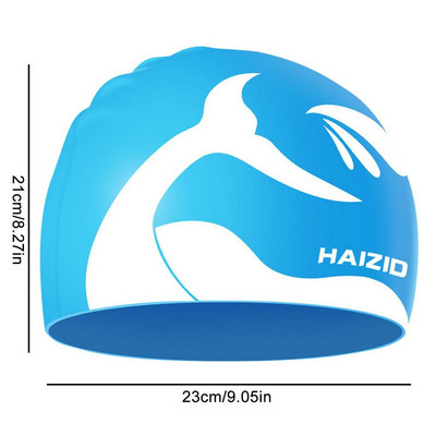 23x21cm univerzális felnőtt úszó férfi női hosszú haj úszósapka sport fülvédő úszósapka huzat