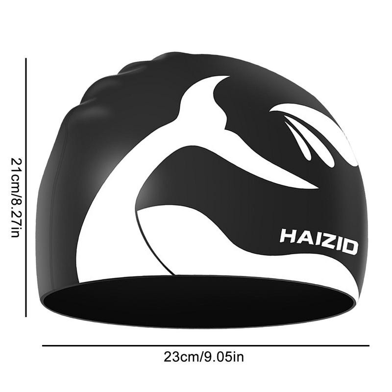 23x21cm univerzális felnőtt úszó férfi női hosszú haj úszósapka sport fülvédő úszósapka huzat