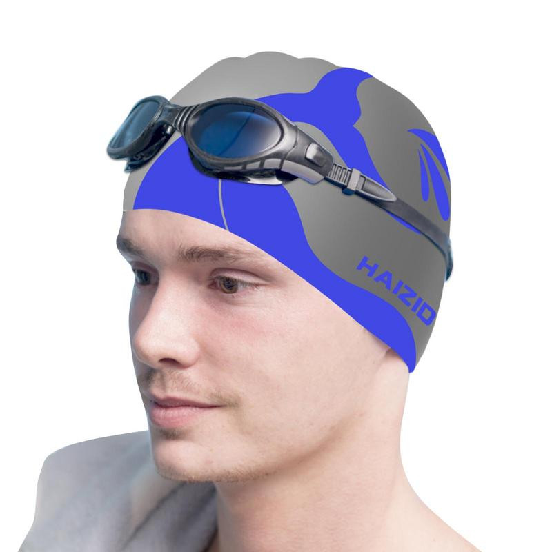 23x21cm univerzális felnőtt úszó férfi női hosszú haj úszósapka sport fülvédő úszósapka huzat