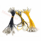 5 V 12 V apšviesta lemputė Kabelis su 6,3 mm greita jungtimi ir MOLEX stiliaus jungtimi, skirta arkadinio vairasvirtei „pasidaryk pats“ / LED mygtukas