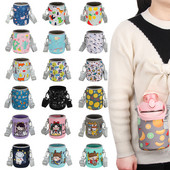 1vnt sportinio vandens butelio dangtelio dėklas, izoliuotas maišelio puodelio maišelis, nešiojamas vakuuminis stiklinis puodelio rankovės sportinis kempingo lauko aksesuaras