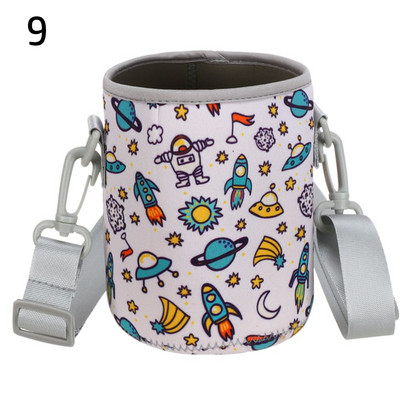 1vnt sportinio vandens butelio dangtelio dėklas, izoliuotas maišelio puodelio maišelis, nešiojamas vakuuminis stiklinis puodelio rankovės sportinis kempingo lauko aksesuaras