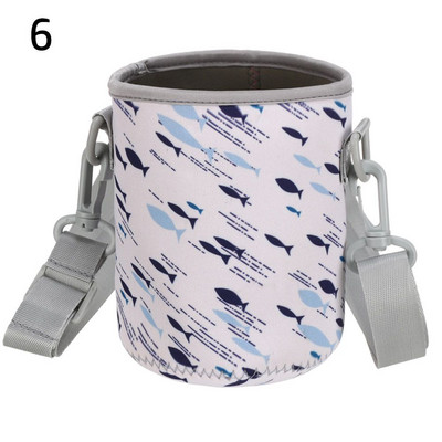 1vnt sportinio vandens butelio dangtelio dėklas, izoliuotas maišelio puodelio maišelis, nešiojamas vakuuminis stiklinis puodelio rankovės sportinis kempingo lauko aksesuaras