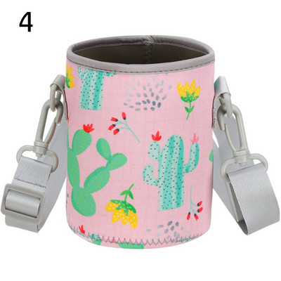 1vnt sportinio vandens butelio dangtelio dėklas, izoliuotas maišelio puodelio maišelis, nešiojamas vakuuminis stiklinis puodelio rankovės sportinis kempingo lauko aksesuaras