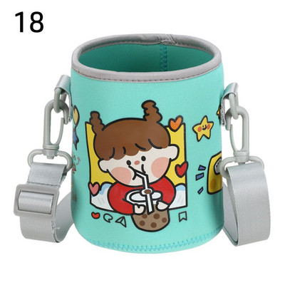 1vnt sportinio vandens butelio dangtelio dėklas, izoliuotas maišelio puodelio maišelis, nešiojamas vakuuminis stiklinis puodelio rankovės sportinis kempingo lauko aksesuaras