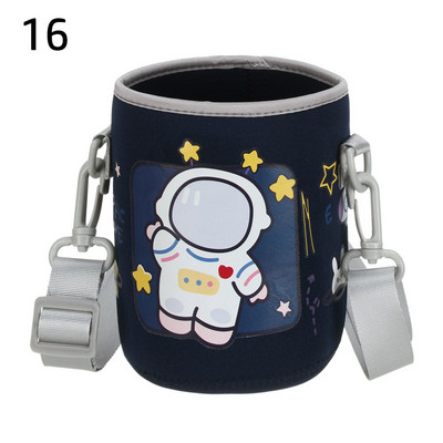 1vnt sportinio vandens butelio dangtelio dėklas, izoliuotas maišelio puodelio maišelis, nešiojamas vakuuminis stiklinis puodelio rankovės sportinis kempingo lauko aksesuaras